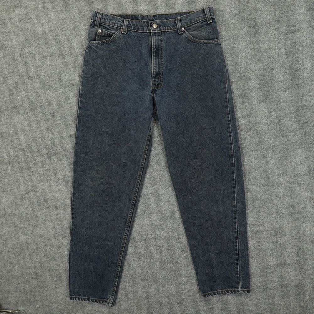 Vintage Levis 550 Jeans Mens 34x30 (Tag 36x32) Blue Relaxed Tapered USA 90s